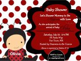 Baby Shower Invitations Ladybug theme Ladybug Baby Shower Invitations Dolanpedia Invitations