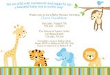 Baby Shower Invitations Layouts How to Safari Baby Shower Invitations Designs Winsome