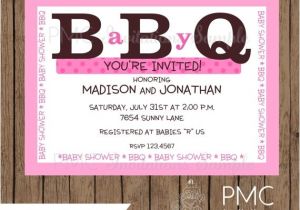 Baby Shower Invitations On Sale On Sale Custom Printed Baby Bbq Shower Invitations for Boy
