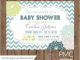 Baby Shower Invitations On Sale On Sale Custom Printed Chevron Floral Baby Shower