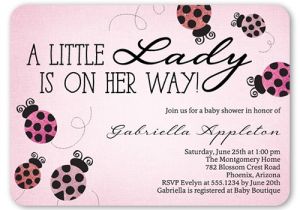 Baby Shower Invitations Shutterfly Ladybug Sparkle 5×7 Custom Baby Shower Invitations