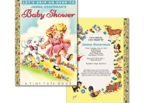 Baby Shower Invitations Storybook theme Storybook Baby Shower Invitation Diy Printable