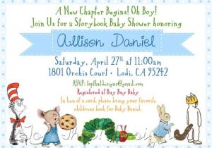 Baby Shower Invitations Storybook theme Storybook themed Baby Shower Invitations