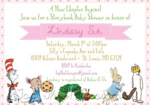 Baby Shower Invitations Storybook theme Storybook themed Baby Shower Invitations Storybook themed