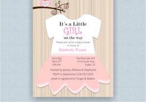 Baby Shower Invitations Target Templates Baby Girl Shower Invitations at Tar with Tar