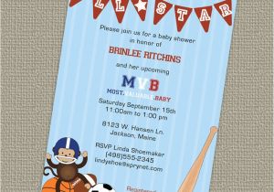 Baby Shower Invitations Target theme Sports themed Baby Shower Invitations Tar