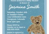 Baby Shower Invitations Teddy Bear theme Blue theme Teddy Bear Baby Shower Invitations