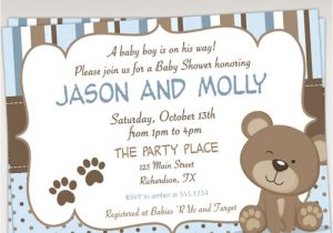 Baby Shower Invitations Teddy Bear theme Teddy Bear Baby Shower Invitations – Gangcraft