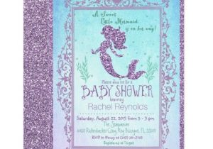 Baby Shower Invitations Under $1 Mermaid Under the Sea Baby Shower Invitation
