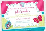 Baby Shower Invitations with butterflies Printable butterfly Baby Shower Invitation butterflies