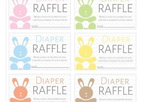 Baby Shower Invitations with Diaper Raffle Free Printable Diaper Raffle Tickets