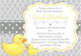 Baby Shower Invitations with Ducks Baby Shower Invitations Rubber Ducky Baby Shower