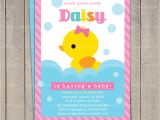 Baby Shower Invitations with Ducks Duck Baby Shower Invitation Rubber Duck Baby Shower