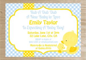 Baby Shower Invitations with Ducks Yellow Duck Baby Shower Invitation Baby by Cakesandkidsdesigns