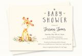 Baby Shower Invitations with Giraffes Giraffe Baby Shower Invitations Giraffe Baby Shower