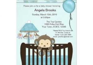 Baby Shower Invitations with Monkeys Free Printable Monkey Invitations Blank