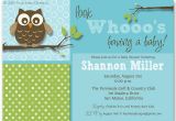 Baby Shower Invitations with Owl theme Owl themed Baby Shower Invitation