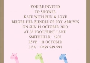 Baby Shower Invitations with Pictures Angelina Plum Baby Shower Invitations