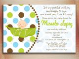 Baby Shower Invitations with Pictures Pea In A Pod Baby Shower Invitation Baby In A Pod by