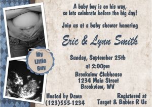 Baby Shower Invitations with Ultrasound Personalized Photo Invitations Cmartistry Our Little
