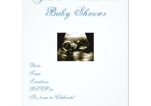 Baby Shower Invitations with Ultrasound Picture Ultrasound Baby Shower Invitation