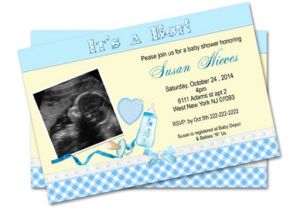 Baby Shower Invitations with Ultrasound Ultrasound Baby Shower Invitations for Boy Digital File
