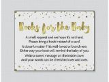 Baby Shower Invite Book Instead Of Card Baby Shower Invitation Awesome Baby Shower Invitation