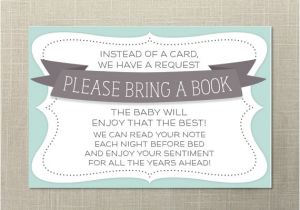 Baby Shower Invite Book Instead Of Card Instant Download Baby Shower Book Request by