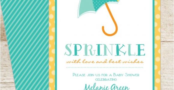 Baby Shower Invite Copy Sprinkle