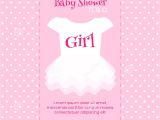 Baby Shower Invite Example Girl Baby Shower Invitations Templates