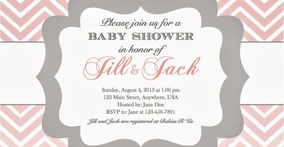 Baby Shower Invite Example In the Chou S Nest Girl Baby Shower Invitations