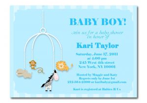 Baby Shower Invite Example Template Baby Shower Invitation Cards