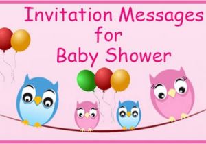 Baby Shower Invite Message Invitation Messages for Baby Shower Invitation Wordings Sample