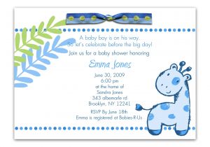 Baby Shower Invite Poems for Boy Baby Shower Invitation Wording for A Boy