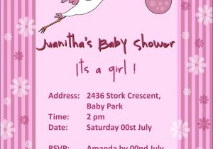 Baby Shower Invite Template for Email Email Baby Shower Invitations Template