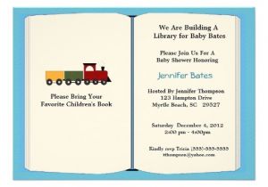 Baby Shower Invite Wording Bring A Book Bring A Book Baby Shower Invitation 13 Cm X 18 Cm