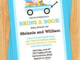 Baby Shower Invite Wording Bring A Book Bring A Book Baby Shower Invitation by eventfulcards On Etsy