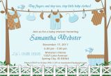 Baby Shower Invites for A Boy Baby Shower Invitations for Boy Baby Clothes Blue and Brown