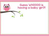Baby Shower Invites Free Free Printable Owl Baby Shower Invitations & Other