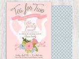 Baby Shower Invites Tea Party theme Printable Tea Party Baby Shower Invitation Tea Pot Floral
