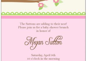 Baby Shower Invits the Sweet Peach Paperie Little Bir Baby Shower Invitations