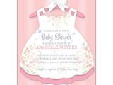 Baby Shower Its A Girl Invitations Free Baby Girl Dress Invitations