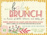 Baby Shower Luncheon Invitation Wording 23 Simple Brunch Invitation Card Designs for Your