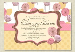 Baby Shower Luncheon Invitation Wording Brunch and Luncheon Invitation Card Designs for Your