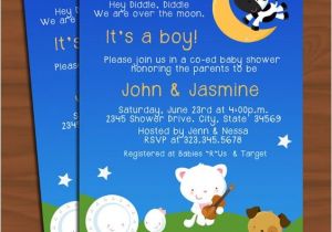 Baby Shower Rhyme Invite Nursery Rhyme Baby Shower Invitation