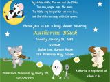 Baby Shower Rhyme Invite Nursery Rhyme themed Invitation Digital File