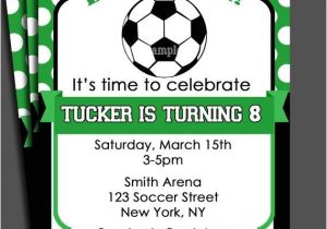 Baby Shower soccer Invitations Free soccer themed Birthday Party Invitations