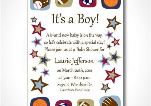 Baby Shower Sports Invitations 8 Best Of Sports theme Printable Templates Free