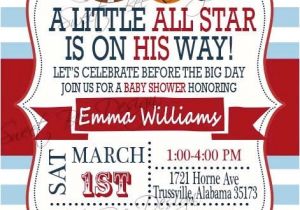 Baby Shower Sports Invitations Best 25 Star Baby Showers Ideas On Pinterest