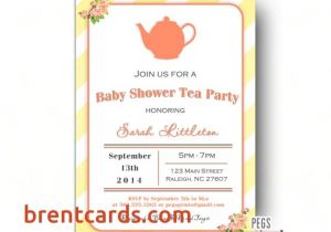 Baby Shower Tea Party Invitation Wording Baby Shower Tea Party Invitation Wording Gender Neutral